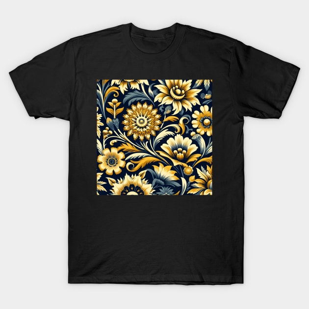 Yellow Flowers T-Shirt by Jenni Arts